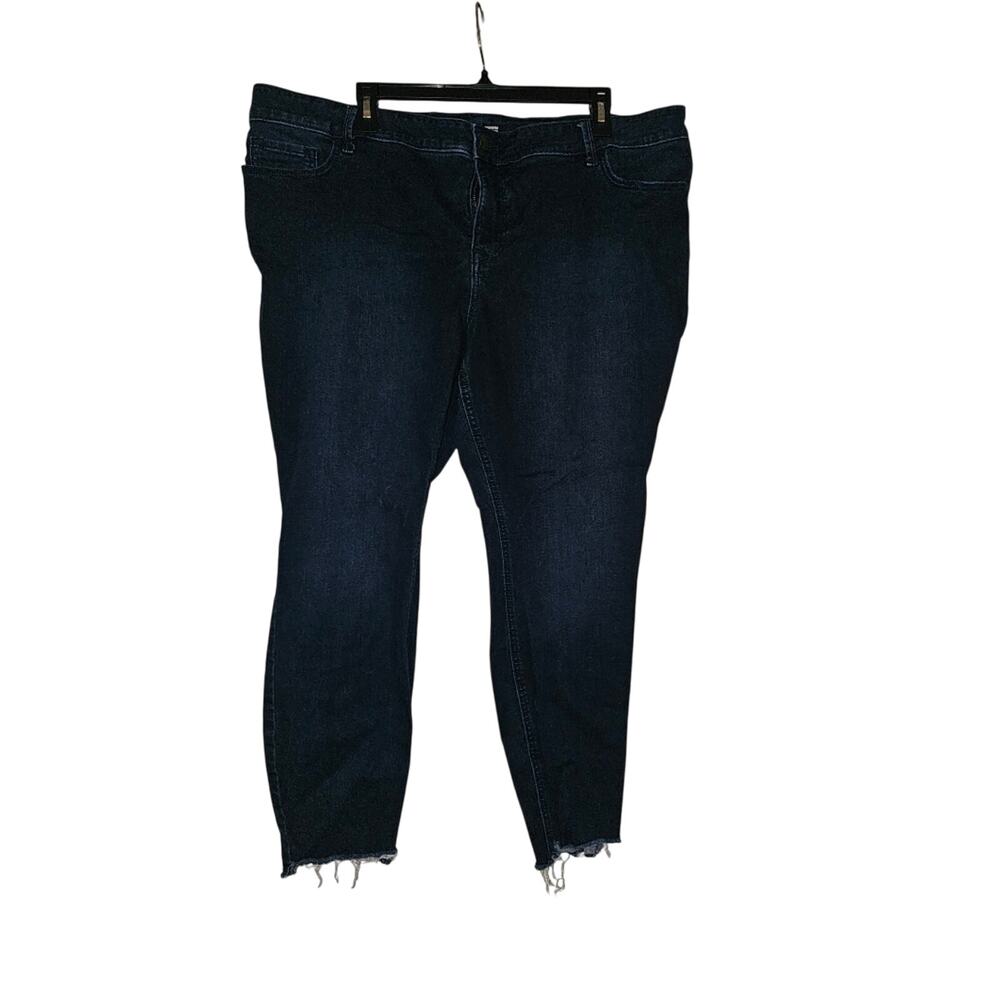 Old Navy Women's Skinny Jeans - Dark Blue - Size 22